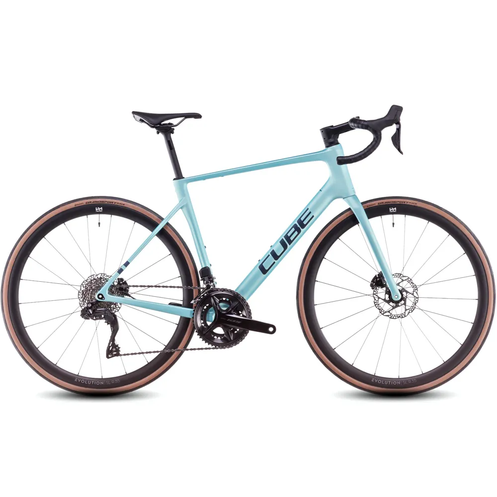 uPRISE Bikes Cube Attain C:62 SLX 2025 Endurance Road Bike - Lagoon/Black | Price match, 365 day return s, 18-Month Warranty, Finance Available & Free UK Delivery