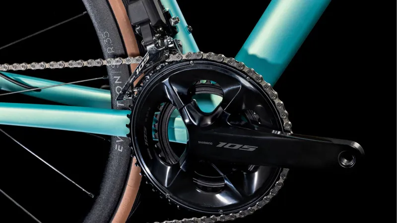 Cube Attain C:62 SLX 2025 Endurance Road Bike - Lagoon/Black-5