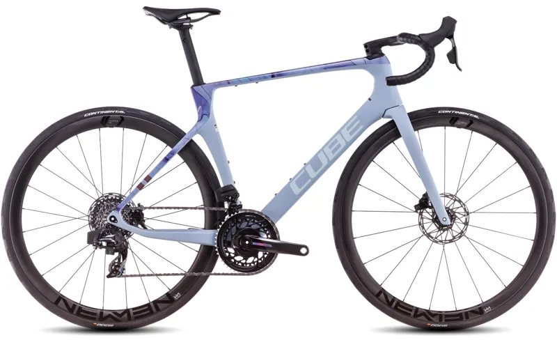 Cube Agree C:62 SLX 2025 Carbon Road Bike - Pigeon Blue/Art