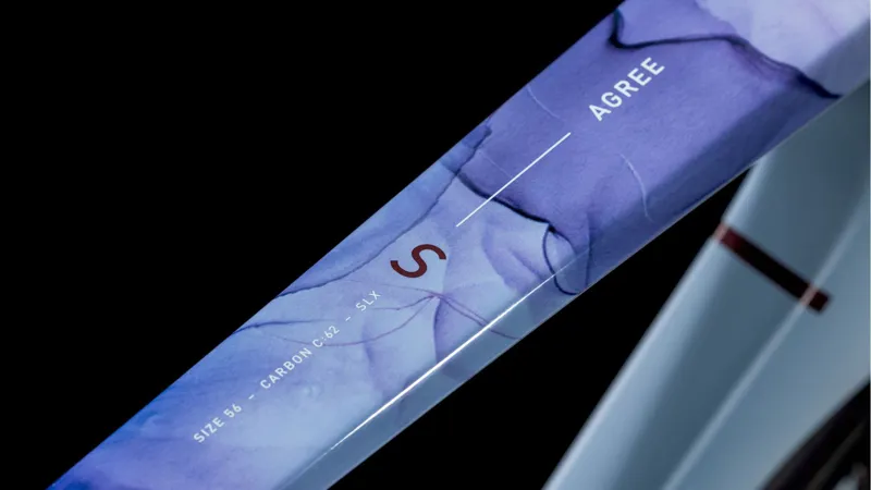 Cube Agree C:62 SLX 2025 Carbon Road Bike - Pigeon Blue/Art-2