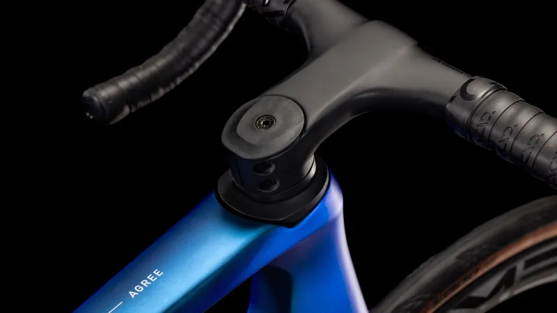 Cube Agree C:62 SLT 2025 Carbon Road Bike - Nebula/White-2