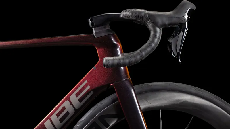Cube Litening Aero C:68X SLT 2025 Carbon Road Bike - Solar Eclipse-3