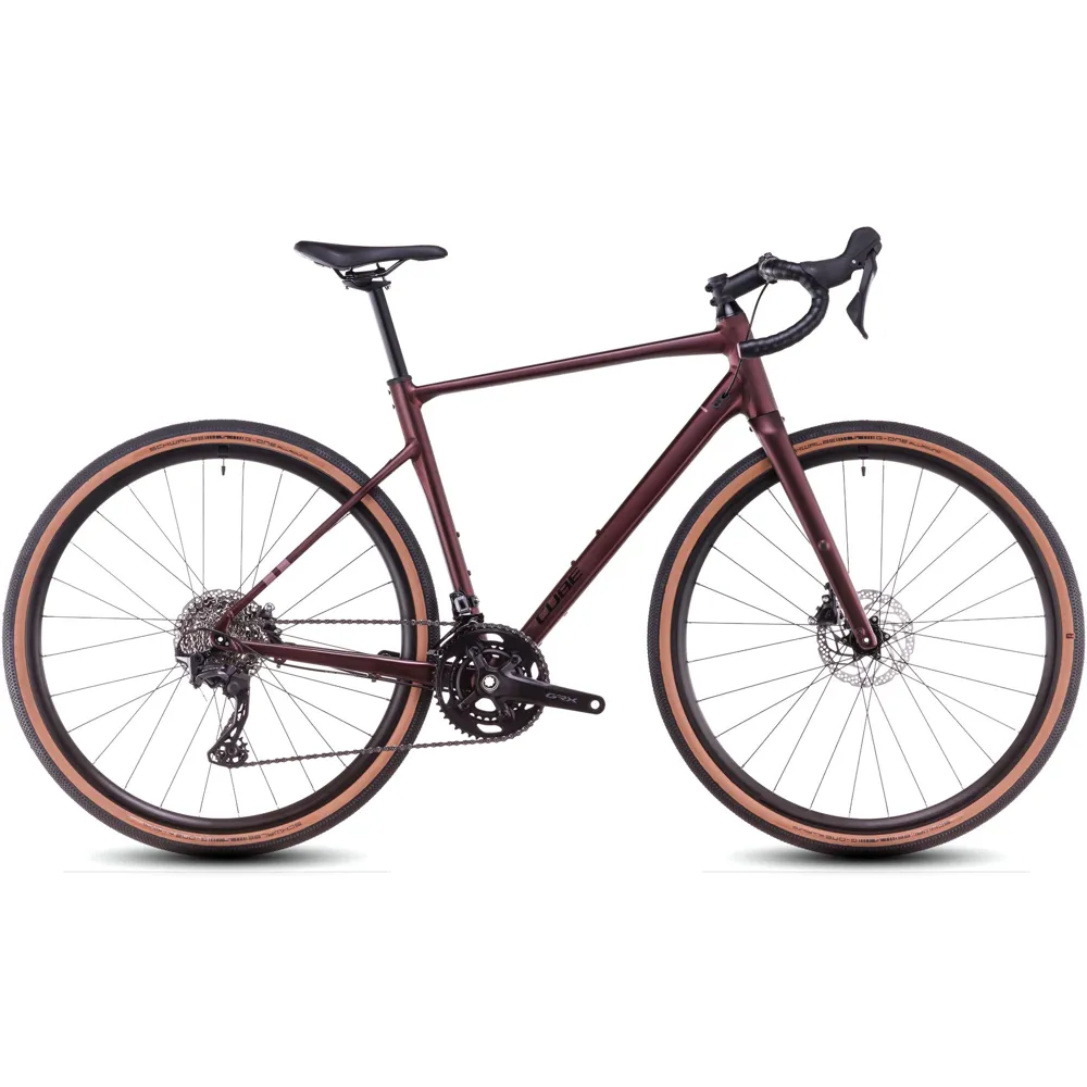 uPRISE Bikes Cube Nuroad Race 2025 Gravel Road Bike - Ruby Red/Gloss | Price match, 365 day return s, 18-Month Warranty, Finance Available & Free UK Delivery