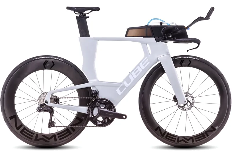 Cube Aerium C:68X Race 2026 Carbon Triathlon Bike - Fog Grey/White