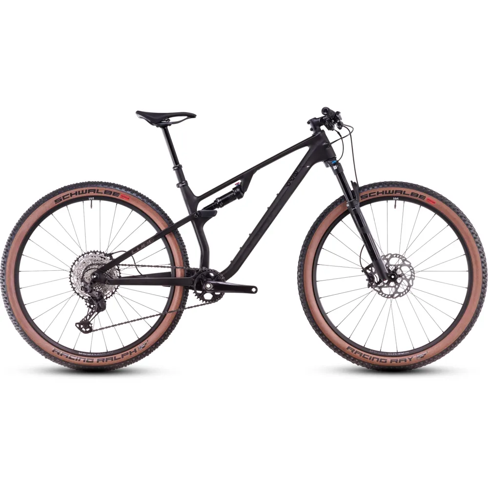 uPRISE Bikes Cube AMS Zero99 C:68x Race 29er 2025 Full Suspension MTB - Blackline | Price match, 365 day return s, 18-Month Warranty, Finance Available & Free UK Delivery