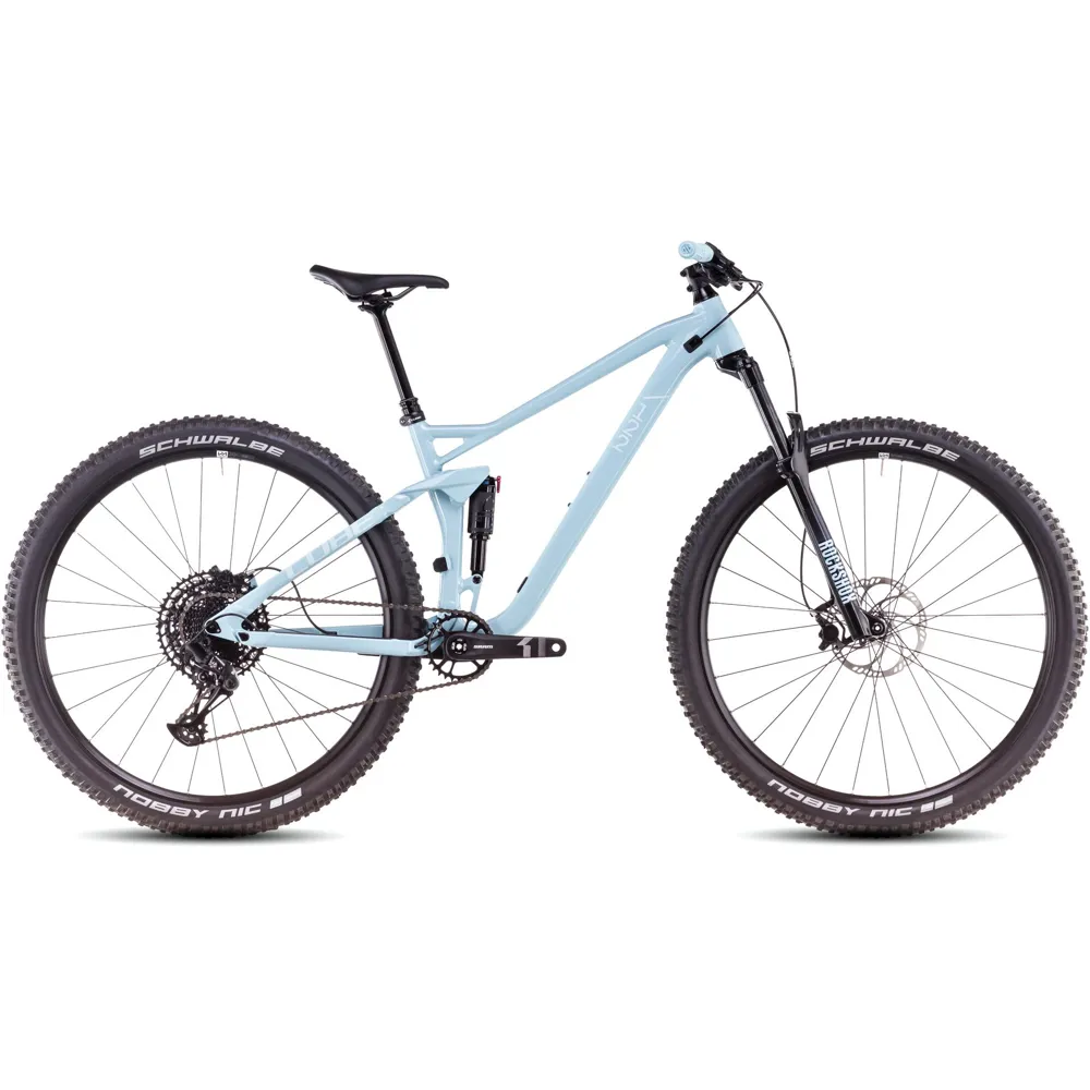 uPRISE Bikes Cube Stereo One22 Pro 27.5/29er 2025 Full Suspension MTB - Sky Blue | Price match, 365 day return s, 18-Month Warranty, Finance Available & Free UK Delivery