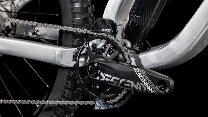 Cube Two15 Pro 27.5 inch Full Suspension Mountain Bike - Raw Metal-5