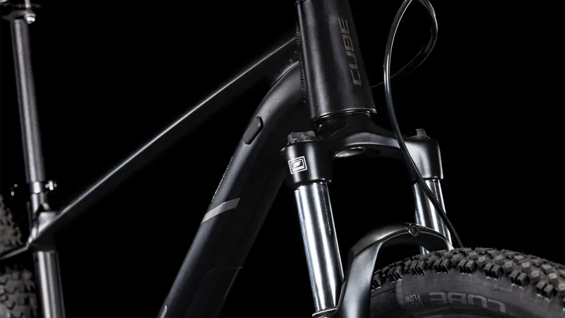 Cube Aim Pro 27.5/29er 2025 Hardtail Mountain Bike - Black/Slate Black-5