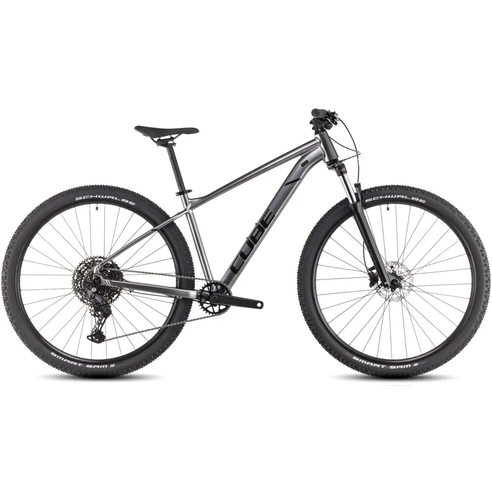 uPRISE Bikes Cube Aim SLX 27.5/29er 2025 Hardtail Mountain Bike - Slate Black/Black | Price match, 365 day return s, 18-Month Warranty, Finance Available & Free UK Delivery
