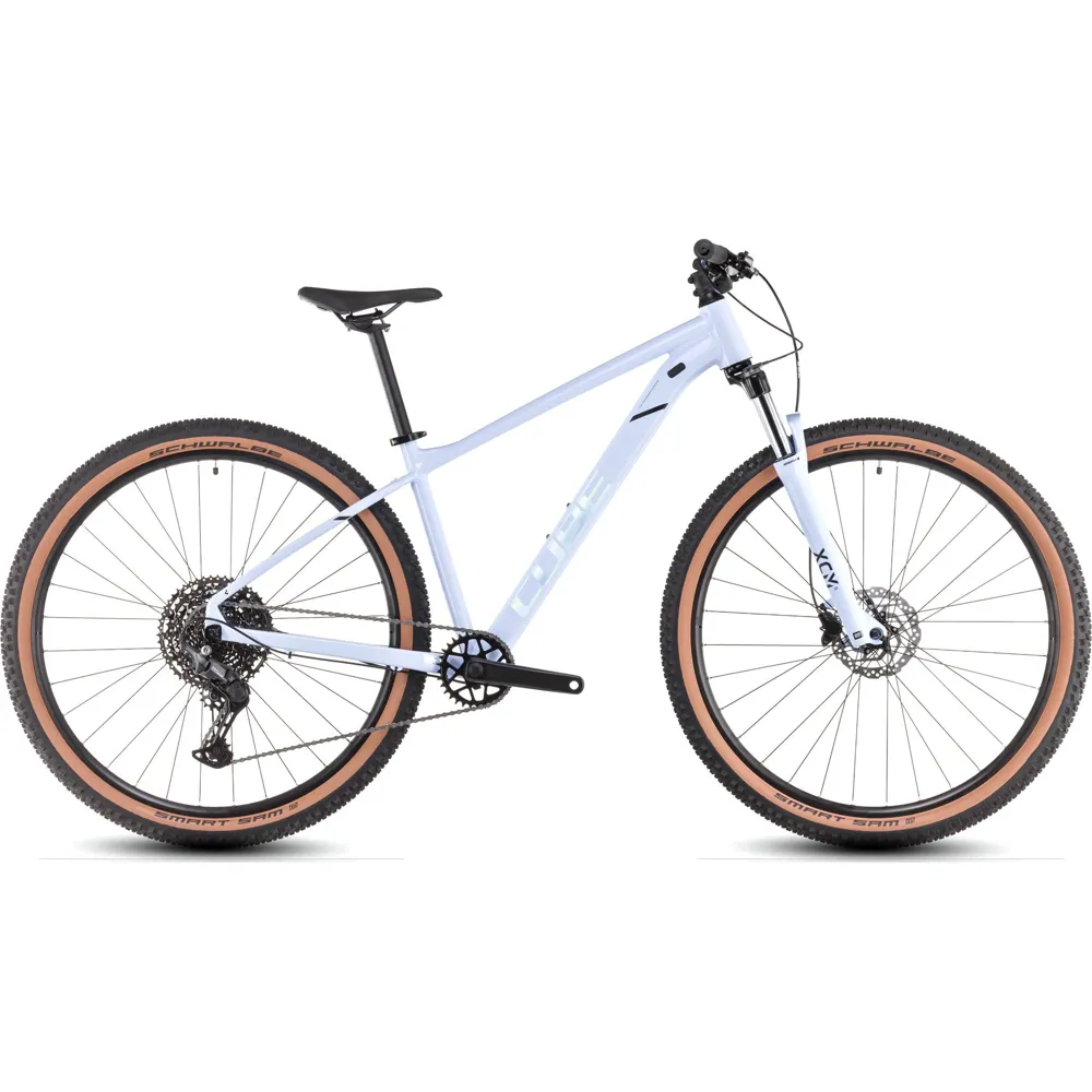 uPRISE Bikes Cube Aim SLX 27.5/29er 2025 Hardtail Mountain Bike - Blue Blossom/Pearl | Price match, 365 day return s, 18-Month Warranty, Finance Available & Free UK Delivery
