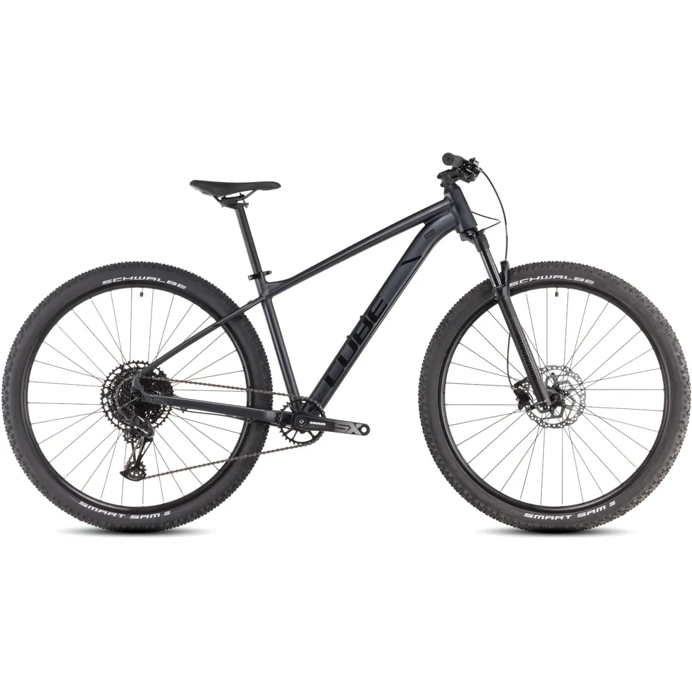uPRISE Bikes Cube Attention SLX 2025 Hardtail Mountain Bike - Black Metal/Black | Price match, 365 day return s, 18-Month Warranty, Finance Available & Free UK Delivery