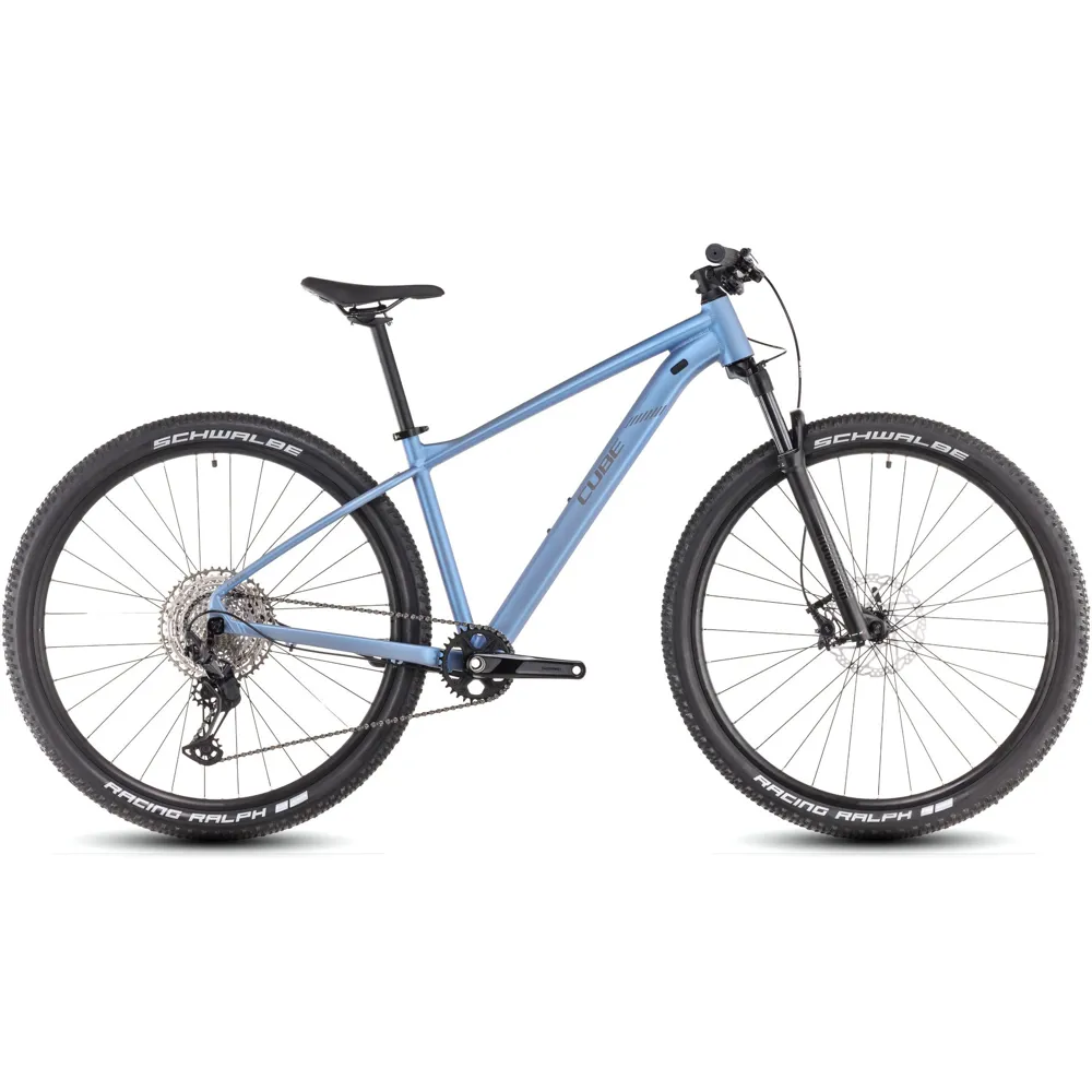 uPRISE Bikes Cube Reaction SLX 27.5/29er 2025 Hardtail Mountain Bike - Haze Blue | Price match, 365 day return s, 18-Month Warranty, Finance Available & Free UK Delivery