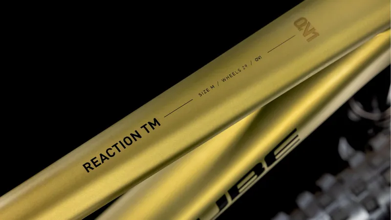Cube Reaction TM One 27.5/29er 2025 Hardtail Mountain Bike - Golden Lime-2