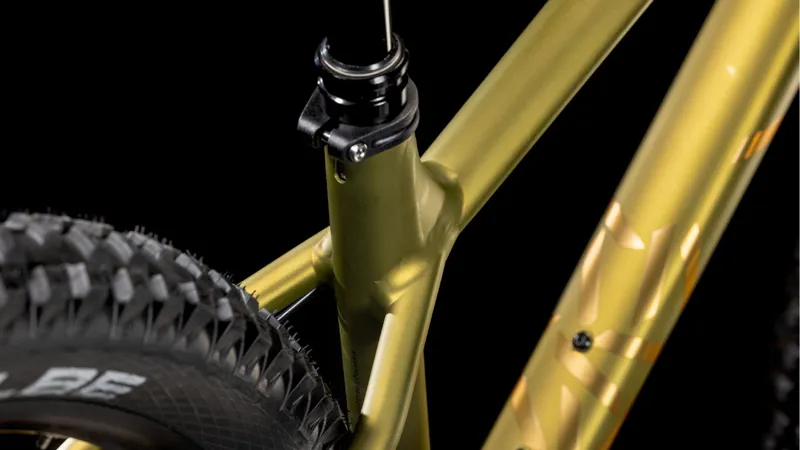 Cube Reaction TM One 27.5/29er 2025 Hardtail Mountain Bike - Golden Lime-3