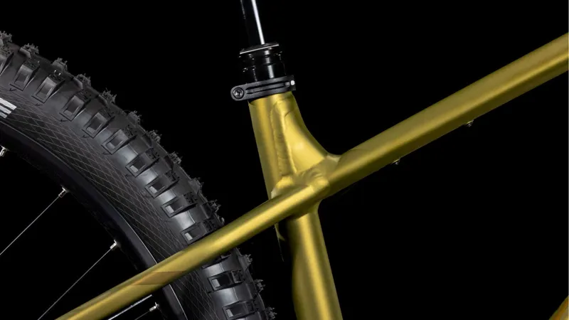 Cube Reaction TM One 27.5/29er 2025 Hardtail Mountain Bike - Golden Lime-5
