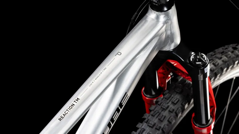 Cube Reaction TM Pro 27.5/29er 2025 Hardtail Mountain Bike - Raw Metal-1