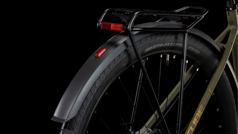 Cube Hyde Pro FE 2025 Hybrid Bike - Dusty Olive/Gold-3