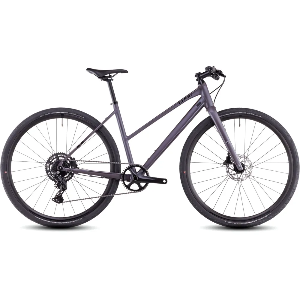 uPRISE Bikes Cube Nulane One Trapeze 2025 Flat Bar Gravel Bike - Mineral Grey/Black | Price match, 365 day return s, 18-Month Warranty, Finance Available & Free UK Delivery