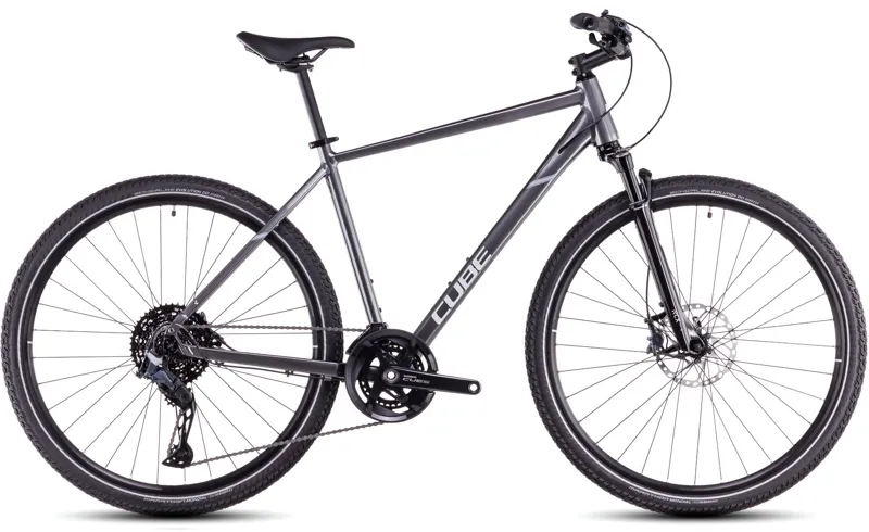 Cube Nature SLX 2025 Hybrid Bike - Graphite/Fossil