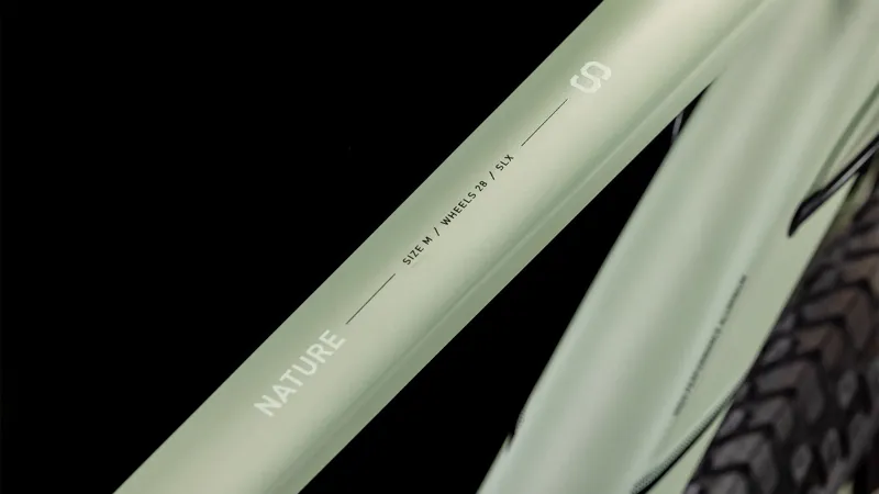 Cube Nature SLX Trapeze 2025 Hybrid Bike - Pistacio/Pale Mint-1