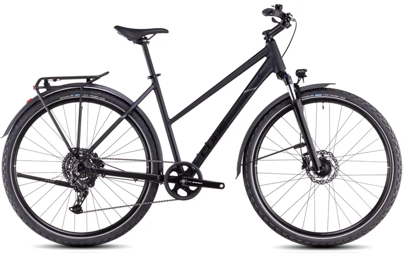 Cube Nature One Allroad Trapeze 2026 Hybrid Bike - Black/Black