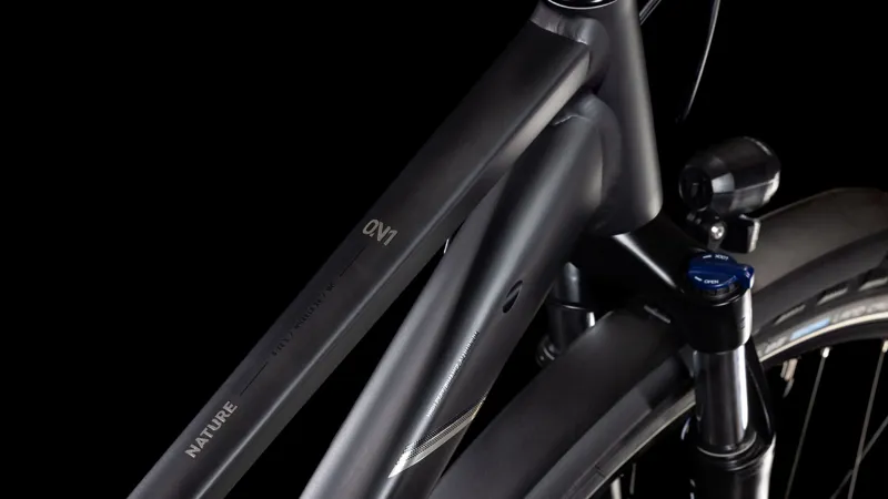 Cube Nature One Allroad Trapeze 2026 Hybrid Bike - Black/Black-1