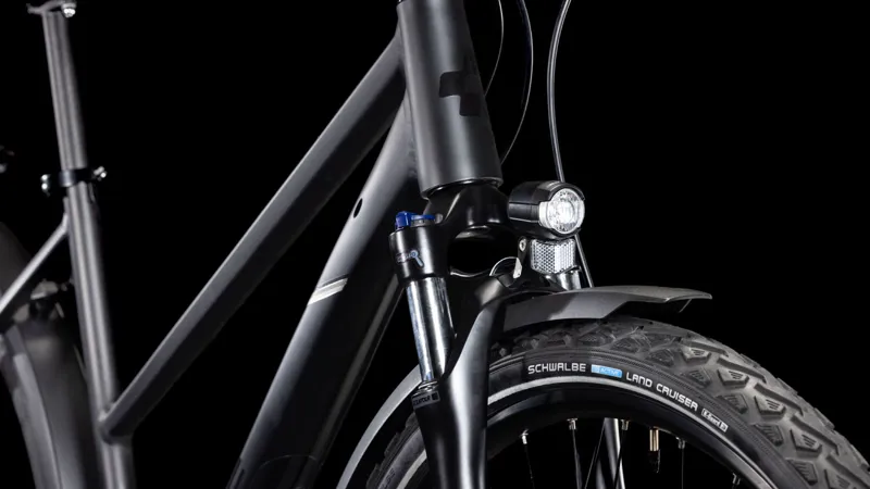 Cube Nature One Allroad Trapeze 2026 Hybrid Bike - Black/Black-5