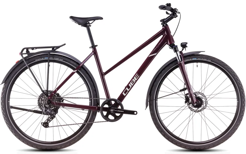 Cube Nature One Allroad Trapeze 2025 Hybrid Bike - Amarone/Lunar
