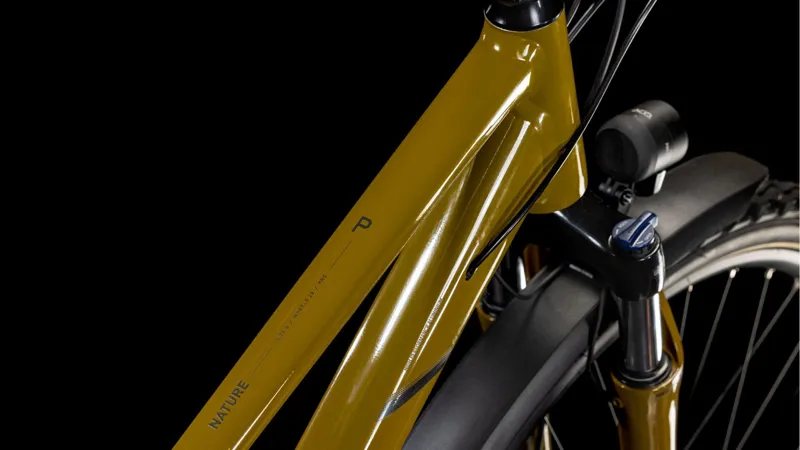 Cube Nature Pro Allroad Trapeze 2026 Hybrid Bike - Willow Green/Black-1