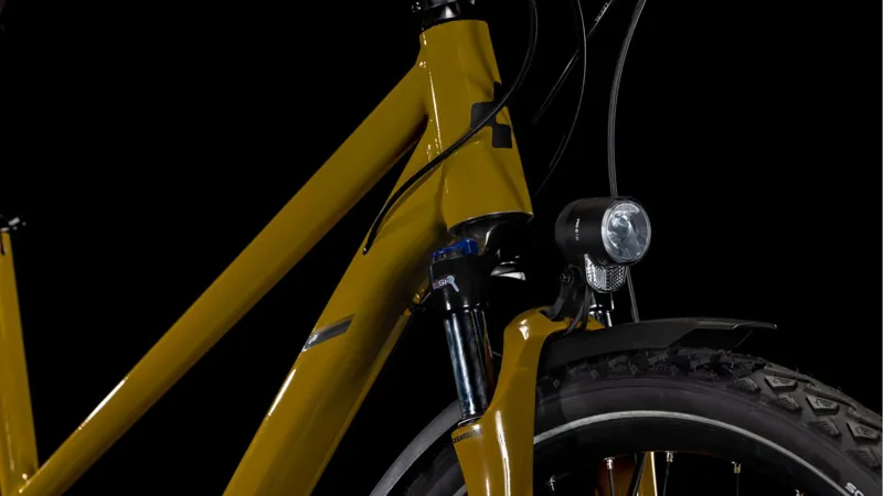 Cube Nature Pro Allroad Trapeze 2026 Hybrid Bike - Willow Green/Black-5