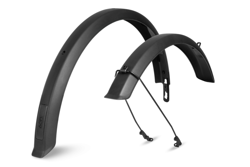 Cube Acid Sic 2.0 76 29 Inch BB Mount Mudguard Set - Black