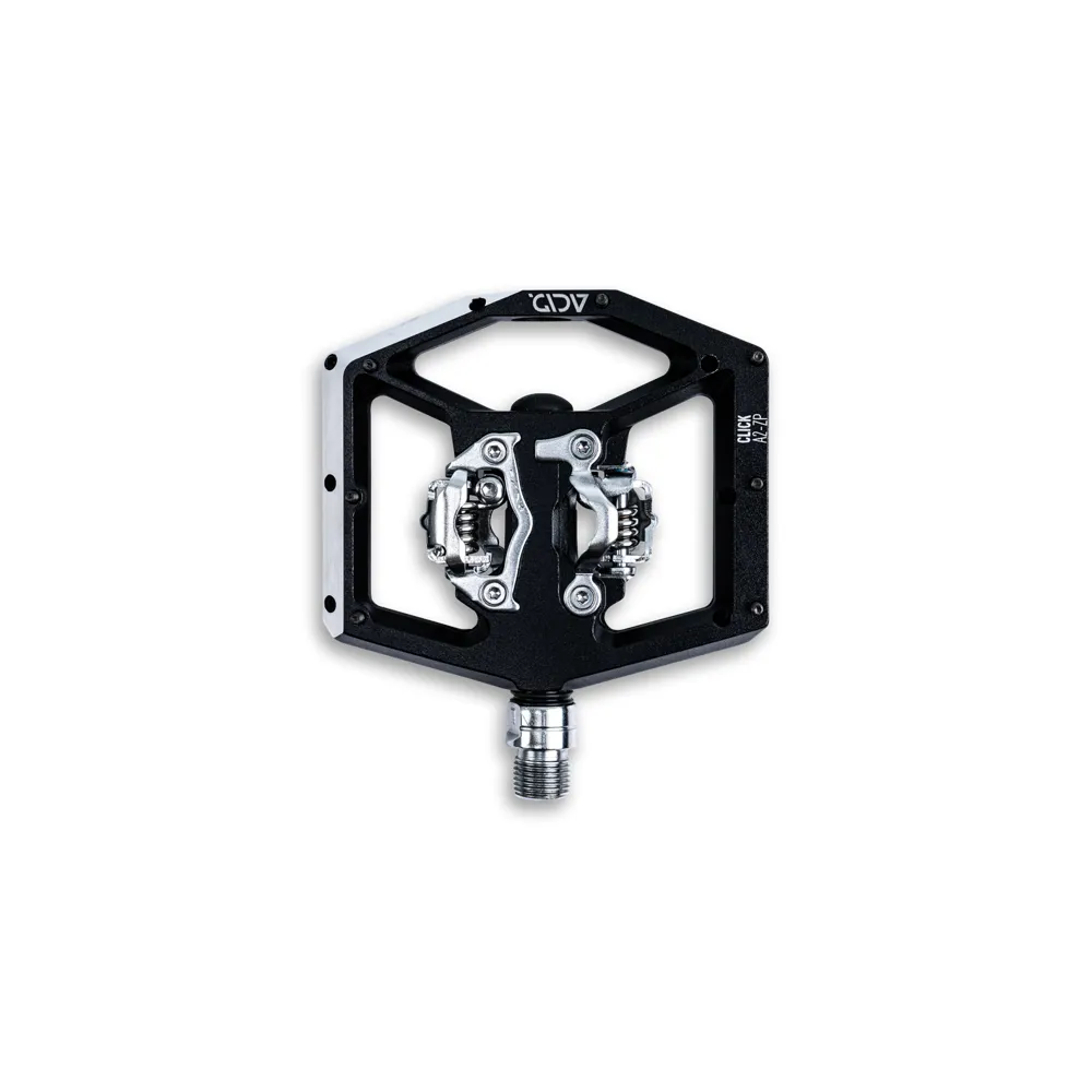 uPRISE Bikes Cube Acid Click A2-ZP Clipless MTB Pedals - Black | Price match, 365 day return s, 18-Month Warranty, Finance Available & Free UK Delivery