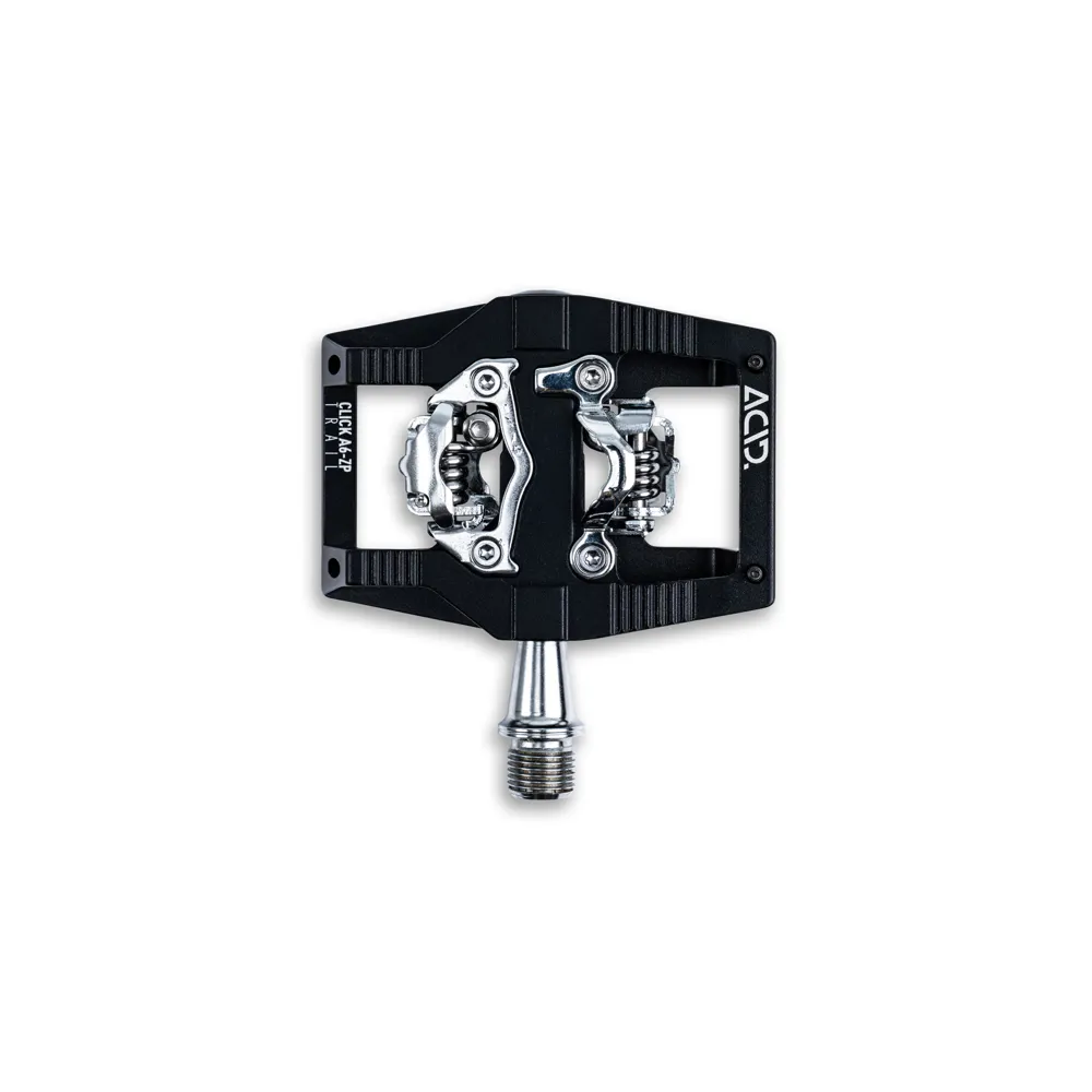 uPRISE Bikes Cube Acid Click A6-ZP Trail Clipless MTB Pedals - Black | Price match, 365 day return s, 18-Month Warranty, Finance Available & Free UK Delivery