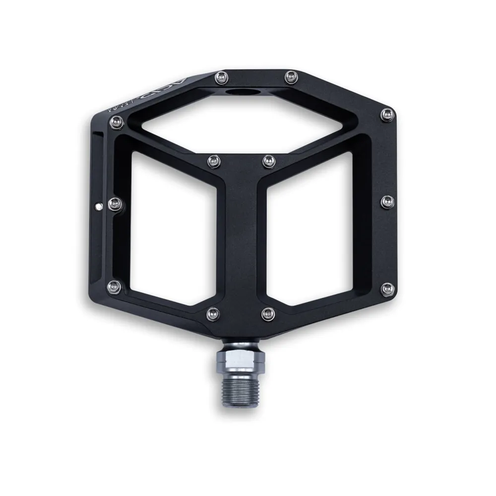 uPRISE Bikes Cube Acid A3-ZP R Flat MTB Pedals - Black | Price match, 365 day return s, 18-Month Warranty, Finance Available & Free UK Delivery
