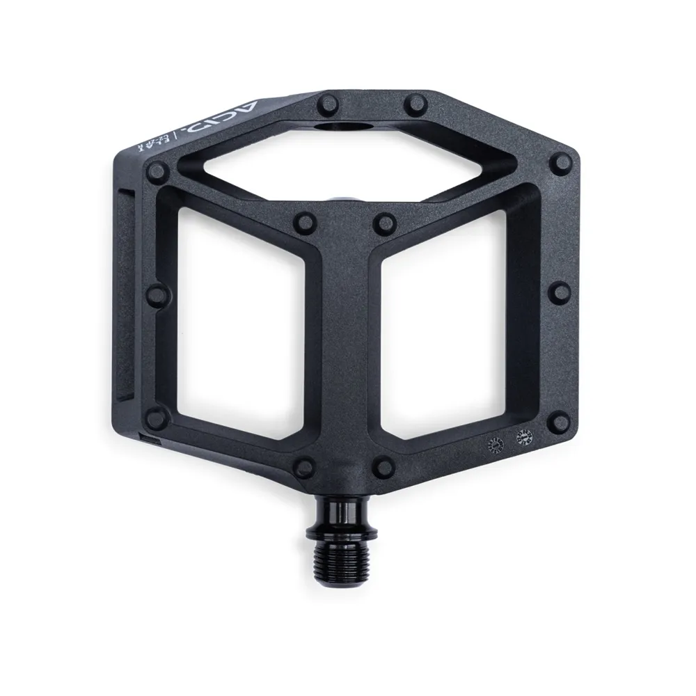 uPRISE Bikes Cube Acid C2-ZP R Flat MTB Pedals - Black | Price match, 365 day returns, 18-Month Warranty, Finance Available & Free UK Delivery