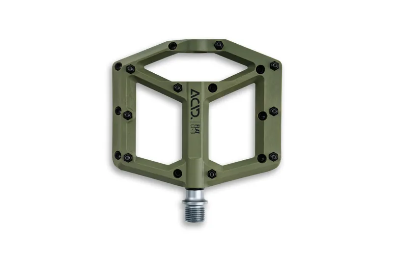 Cube Acid C1-IB Flat MTB Pedals - Olive