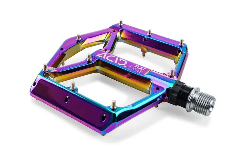 Cube Acid A1-CB Flat MTB Pedals - Oil Slick-2