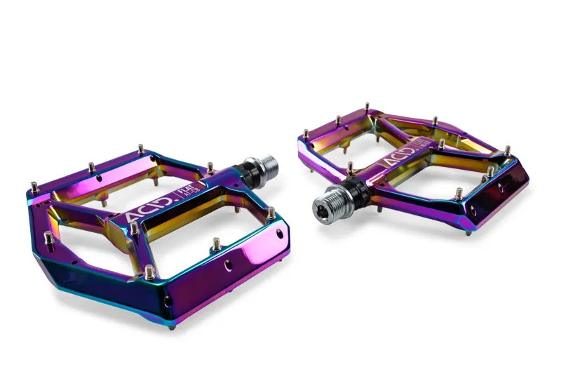 Cube Acid A1-CB Flat MTB Pedals - Oil Slick-1