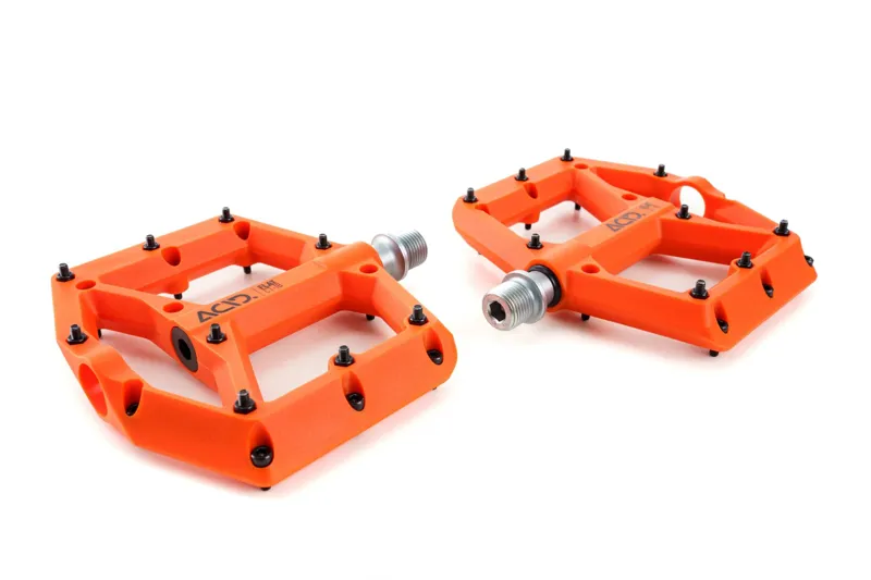 Cube Acid C1-IB Flat MTB Pedals - Orange-1