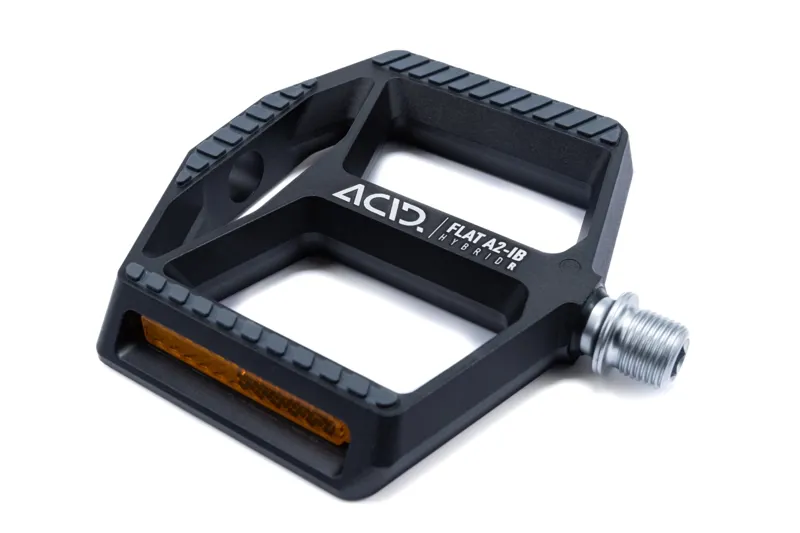 Cube Acid A2-IB Hybrid R Flat MTB Pedals - Black-1