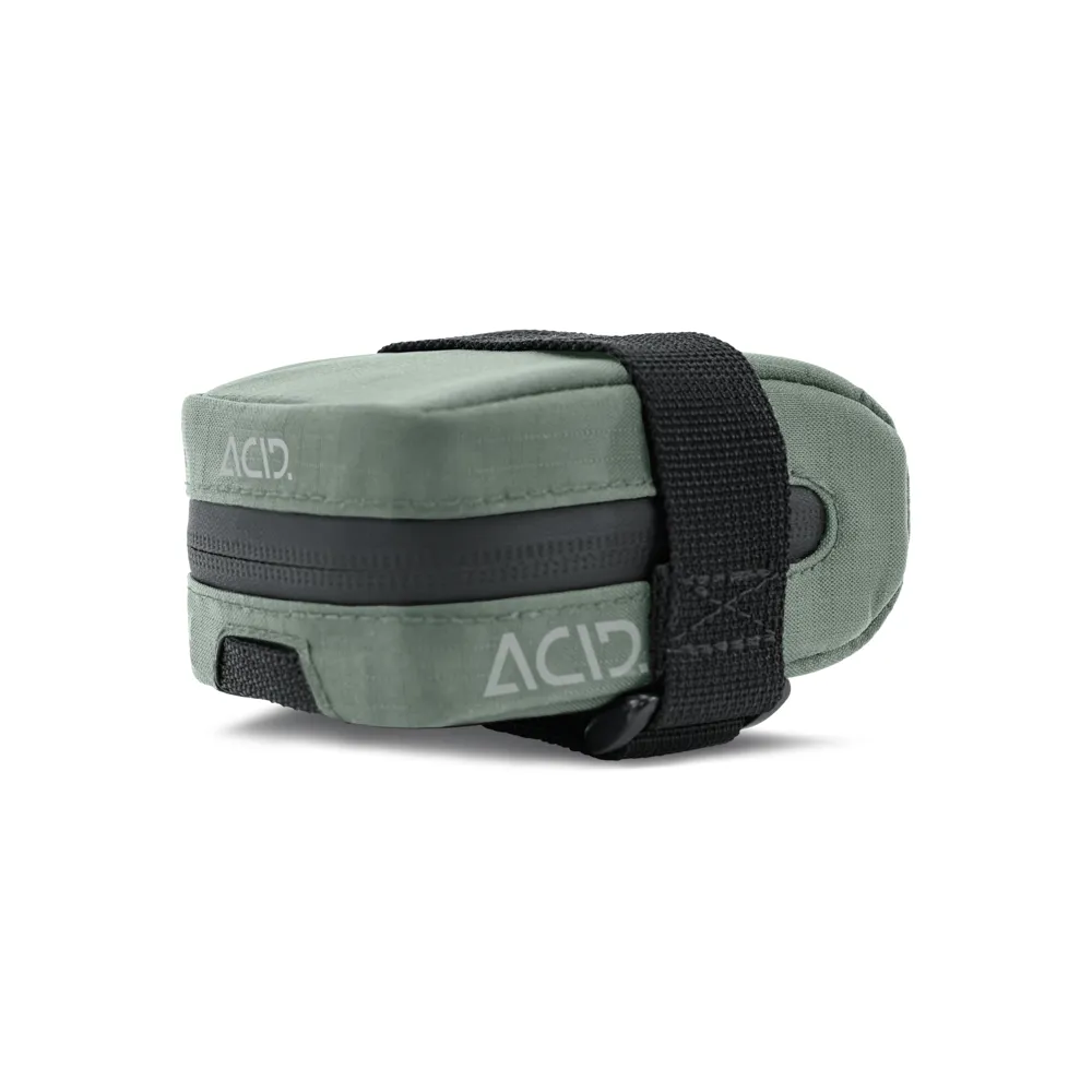 uPRISE Bikes Cube Acid Pro XS Saddle Bag - Olive | Price match, 365 day return s, 18-Month Warranty, Finance Available & Free UK Delivery
