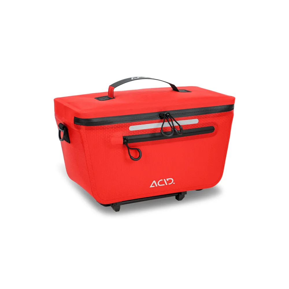 uPRISE Bikes Cube Acid Pro 10L Rilink Trunk Bag - Flame/Black | Price match, 365 day return s, 18-Month Warranty, Finance Available & Free UK Delivery