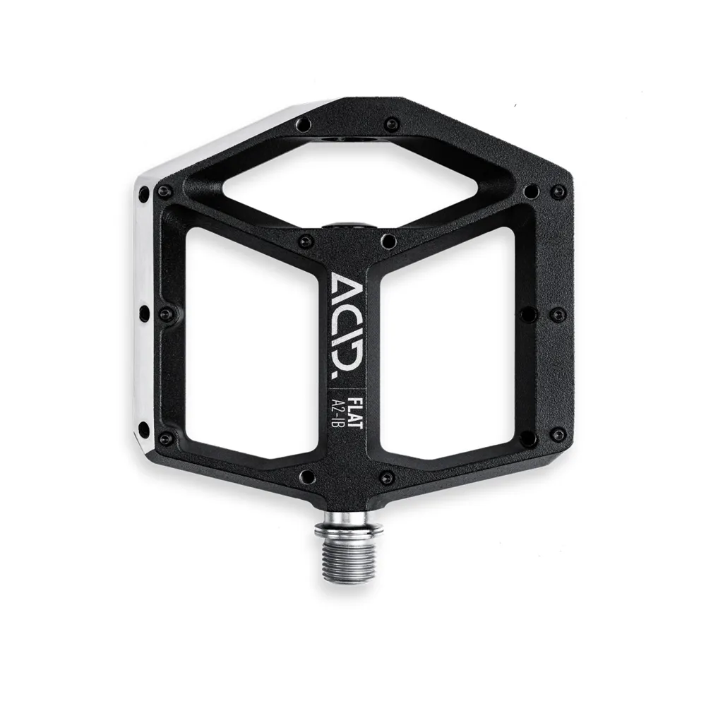 uPRISE Bikes Cube Acid A2-IB Flat MTB Pedals - Black | Price match, 365 day return s, 18-Month Warranty, Finance Available & Free UK Delivery