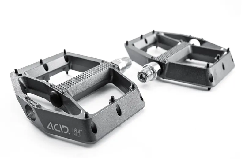 Cube Acid A3-ZP Flat MTB Pedals - Grey-1