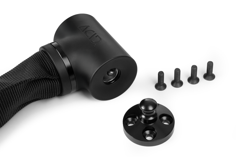 Cube Acid Solid Pro K120 Cargo Chain Lock - Black-3