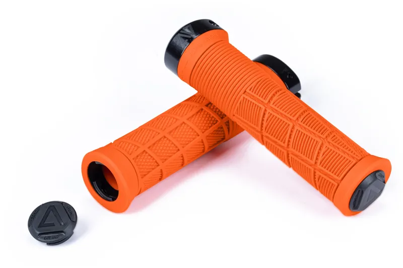 Cube Acid Disrupt MTB Grips - Orange-1