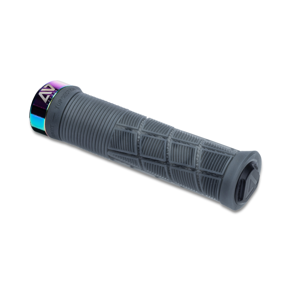 uPRISE Bikes Cube Acid Disrupt MTB Grips - Translucent Black/Oil Slick | Price match, 365 day return s, 18-Month Warranty, Finance Available & Free UK Delivery