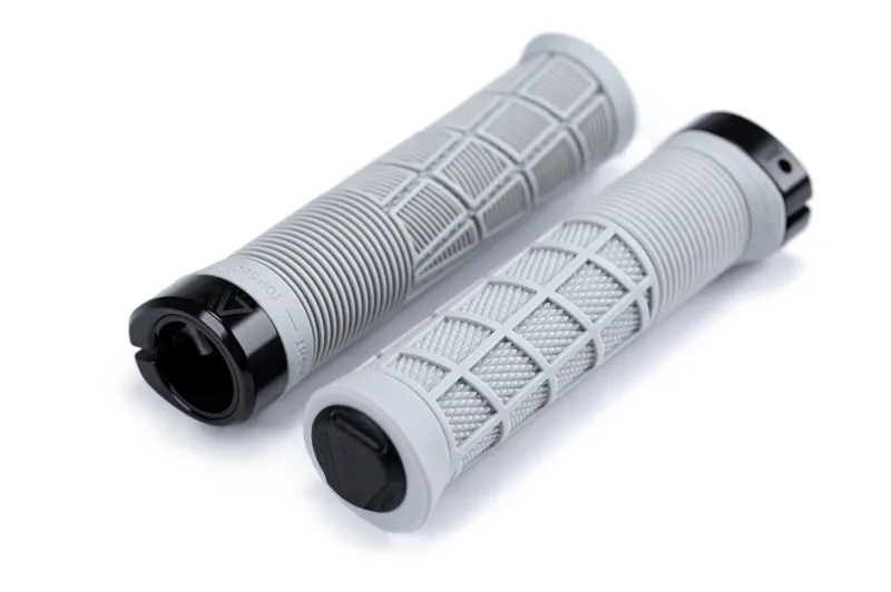 Cube Acid Disrupt MTB Grips - Light Grey-2