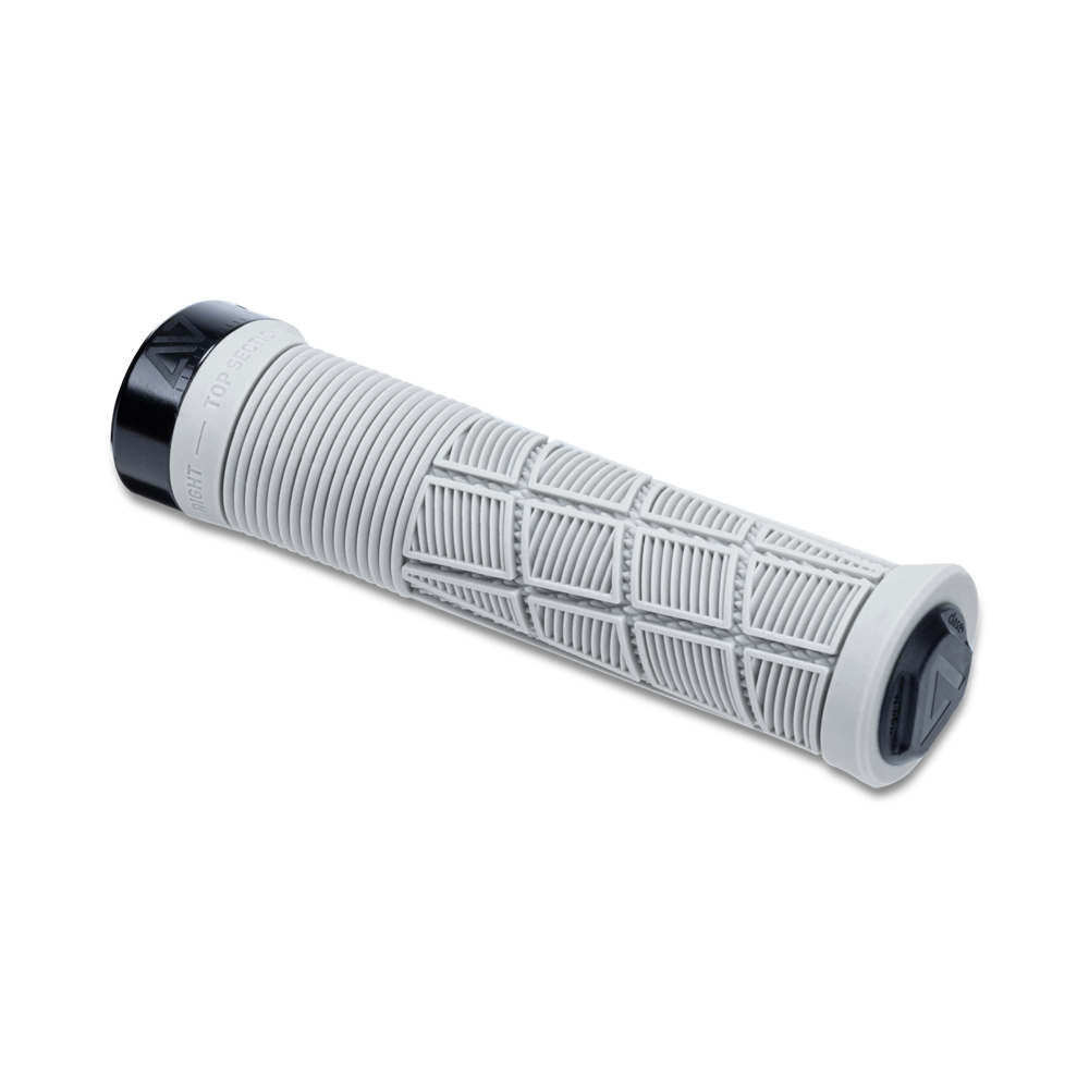 uPRISE Bikes Cube Acid Disrupt MTB Grips - Light Grey | Price match, 365 day return s, 18-Month Warranty, Finance Available & Free UK Delivery
