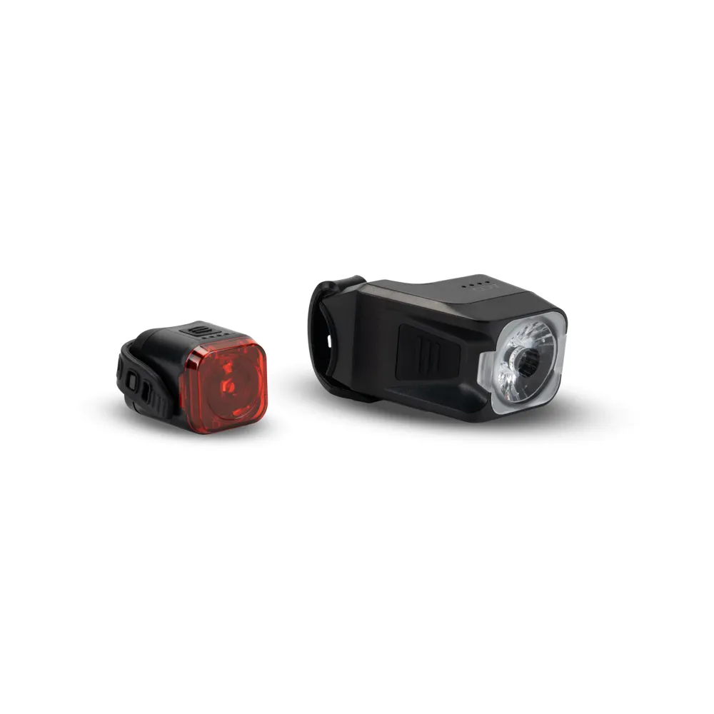 uPRISE Bikes Cube Acid Outdoor HPP 200 LED Light Set - Black | Price match, 365 day return s, 18-Month Warranty, Finance Available & Free UK Delivery